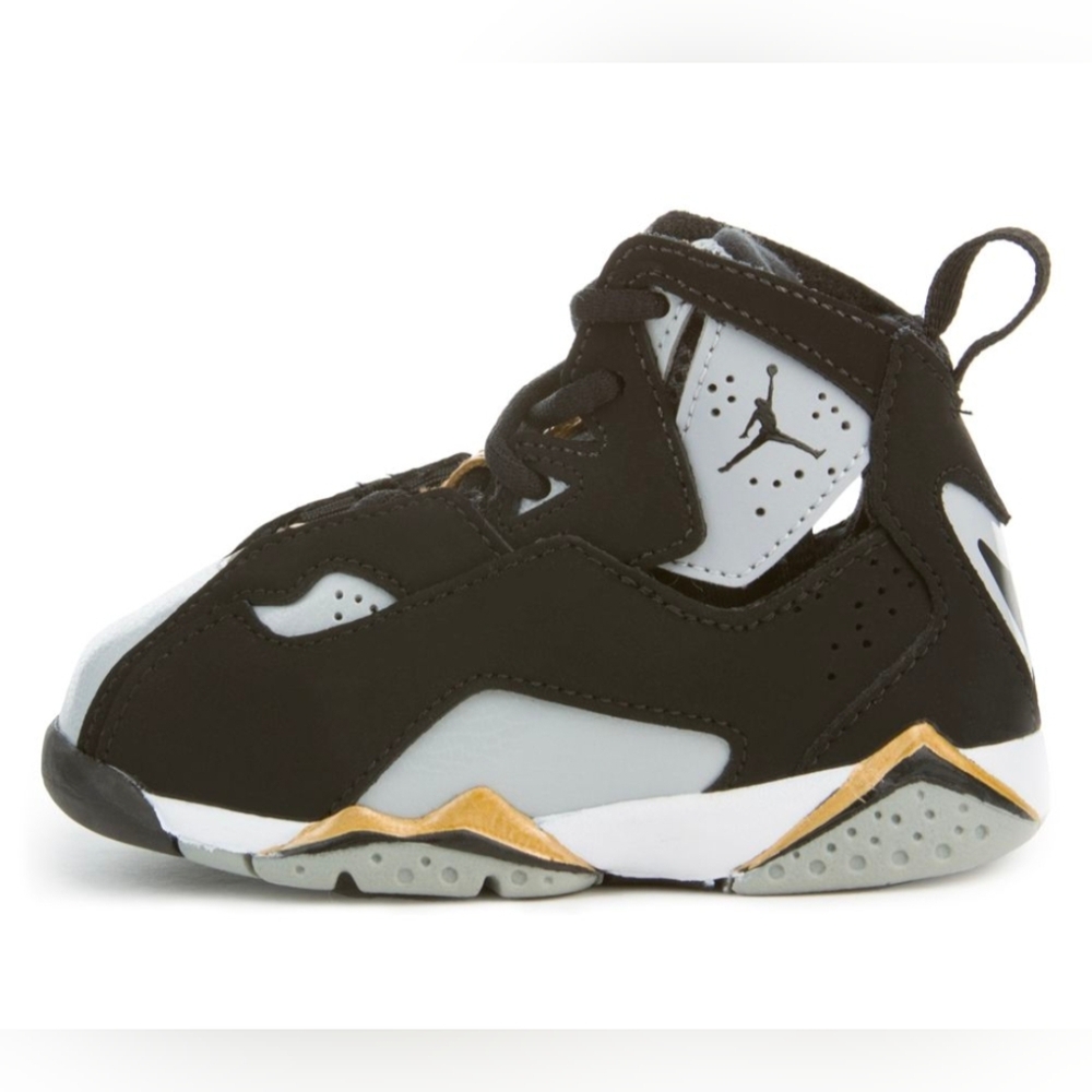Nike Jordan True Flight BT Toddler's Shoes Black Grey Size 3c